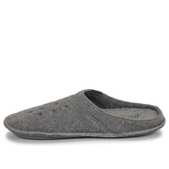 Crocs Classic Slipper Casual Thicken Stay Warm Sko Unisex Grå 203600-00Q