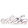 Crocs Classic Stars and Stripe Clog ”White Multi” 208877-94S