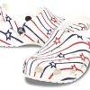 Crocs Classic Stars and Stripe Clog ”White Multi” 208877-94S
