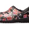Crocs Classic Stay Warm Mysig Sport Unisex Svarta Röda Sandaler ”Svart Röda” 205324-643