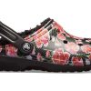 Crocs Classic Stay Warm Mysig Sport Unisex Svarta Röda Sandaler ”Svart Röda” 205324-643