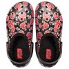 Crocs Classic Stay Warm Mysig Sport Unisex Svarta Röda Sandaler ”Svart Röda” 205324-643