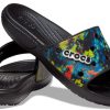Crocs Classic Tie-Dye Graphic Slide ”Black” 206520-988