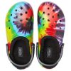 Crocs Classic Tie Dye Håll dig varm mysig Crocs Sporttofflor Unisex Lila Röd 206341-988