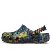 Crocs Classic Tie Dye-mönster Crocs Beach Unisex Denim Blå sandaler 205453-4SW