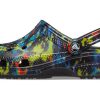 Crocs Classic Tie Dye-mönster Crocs Beach Unisex Denim Blå sandaler 205453-4SW