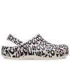 Crocs Classic Warped Logo Clogs ”White Black” 210805-100