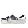 Crocs Classic Zip Tie Spänne Träskor ”Black White” 208127-066