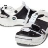 Crocs Classic Zip Tie Spänne Träskor ”Black White” 208127-066
