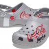 Crocs Coca Cola x Crocs Crossover Light X Utomhus platt klack Fritidssport Unisex grå sandaler 207220-030