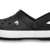 Crocs Crocband Beach Sandaler Unisex Svart Vit 11989-060 Crocs Crocband Beach Sandaler Unisex Svart Vit 11989-060