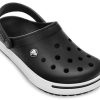 Crocs Crocband Beach Sandaler Unisex Svart Vit 11989-060 Crocs Crocband Beach Sandaler Unisex Svart Vit 11989-060