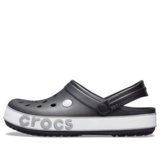 Crocs Crocband Bold Logo Clog Svarta unisex sandaler 206021-02G
