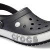 Crocs Crocband Bold Logo Clog Svarta unisex sandaler 206021-02G
