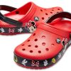 Crocs Crocband Cartoon Musse Pigg Slitstarka unisex Röda Svarta Sandaler ”Röd Svart” 204936-90H
