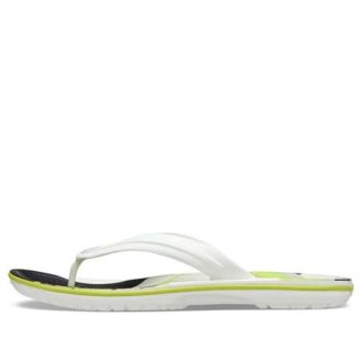 Crocs Crocband Flip Flops ”White Green Black” 206592-94S