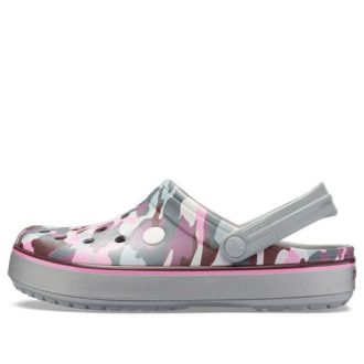 Crocs Crocband Graphic III Träskor ”Grårosa” 205834-0GF