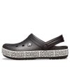 Crocs Crocband Logo Mania Beach Black Sandaler 205914-066