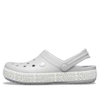 Crocs Crocband Logo Mania Beach Grey Sandaler 205914-00J