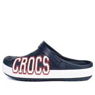 Crocs Crocband Logoträskor ”Navy White” 205568-462