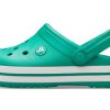 Crocs Crocband lätta slitstarka unisex gröna sandaler 11016-3TL