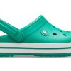 Crocs Crocband lätta slitstarka unisex gröna sandaler 11016-3TL