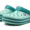 Crocs Crocband lätta slitstarka unisex mintgröna sandaler 11016-3R6