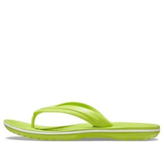 Crocs Crocband Lättvikts Mysig Casual Flip-flops Unisex Grön 11033-3T1