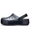 Crocs Crocband Platform Metallic Clogs ”Black” 205912-002