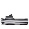 Crocs Crocband Platform Slides ”Black Grey White” 205693-001
