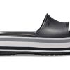 Crocs Crocband Platform Slides ”Black Grey White” 205693-001