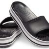 Crocs Crocband Platform Slides ”Black Grey White” 205693-001