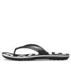 Crocs Crocband tryckta flip-flops svart vit 205943-066