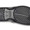 Crocs Crocband tryckta flip-flops svart vit 205943-066