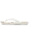 Crocs Crocband tryckta flipflops ”White Tan” 205943-94S