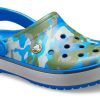 Crocs Crocband tryckta sandaler blå kamouflage unisex 205834-4JU