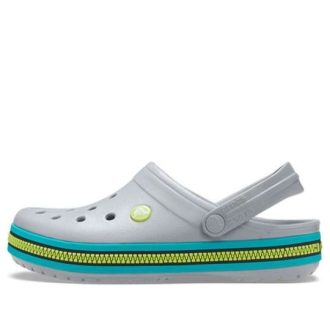 Crocs Crocband Zipper Band Clogs ”Grey Aqua” 206594-0GV