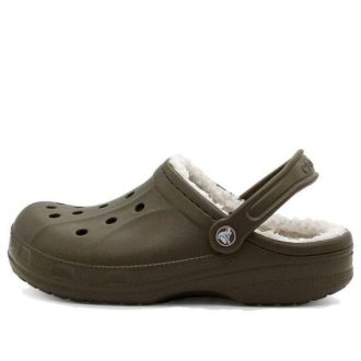 Crocs Crocs klassiska fodrade träskor ”Walnut Oatmeal” 1624428A