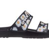 Crocs Daisy Lättvikts slitstarka sporttofflor Unisex Svart Vit 207284-0ZI