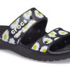 Crocs Daisy Lättvikts slitstarka sporttofflor Unisex Svart Vit 207284-0ZI