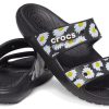 Crocs Daisy Lättvikts slitstarka sporttofflor Unisex Svart Vit 207284-0ZI