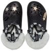 Crocs Disco Classic Fodrade Disco Glitter Träskor ”Black White” 208075-0ZS
