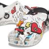 Crocs Disney x Crocs Mönster Unisex vita sandaler 207401-100
