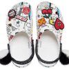 Crocs Disney x Crocs Mönster Unisex vita sandaler 207401-100