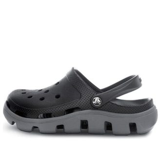 Crocs Duet Beach Sandaler Svart Grå ”Black Grey” 11991-070