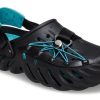Crocs Echo Reflekterande snören Träsko ”Black Teal” 210004-001