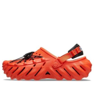 Crocs Echo Reflekterande träskor ”Orange Black” 210004-84J