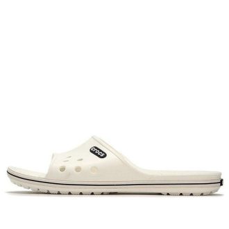 Crocs Fashion Casual Vita Tofflor ”White Black” 204108-103