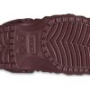 Crocs Fodrade geometriska träskor ”Dark Cherry” 210069-6WD