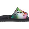 Crocs Färgglada Casual Unisex Flerfärgade Svarta Tofflor 207557-0C4